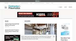 Desktop Screenshot of hydraulicspneumatics.com